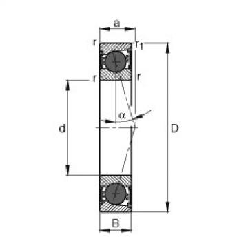 Bearing HCB7003-C-2RSD-T-P4S FAG