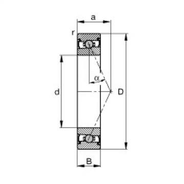 Bearing HCS7004-E-T-P4S FAG