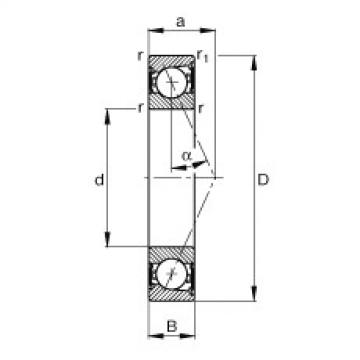 Bearing B71907-E-2RSD-T-P4S FAG