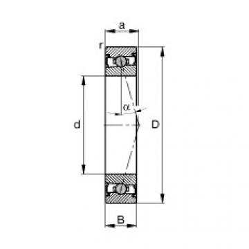 Bearing HCS71913-C-T-P4S FAG