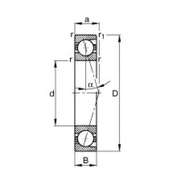 Bearing B7001-C-T-P4S FAG