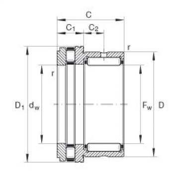 Bearing NKXR17 INA