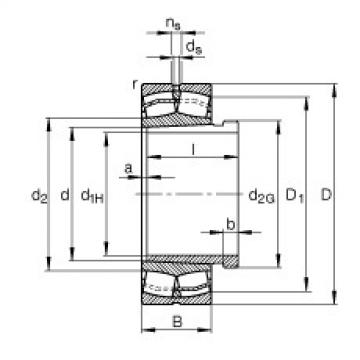 Bearing 24168-B-K30 + AH24168-H FAG