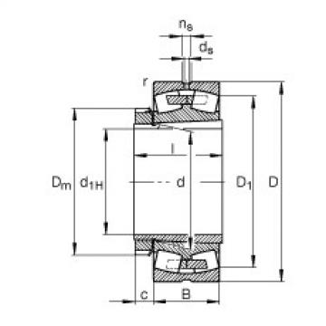 Bearing 23936-S-K-MB + H3936 FAG