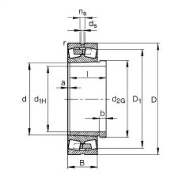 Bearing 240/630-B-K30-MB + AH240/630-H FAG