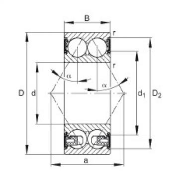 Bearing 3207-BD-2HRS-TVH FAG