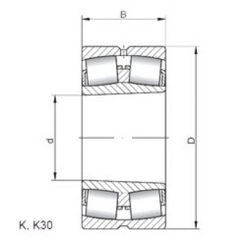 Bearing 23934 KW33 ISO