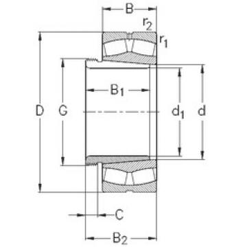 Bearing 24040-K30-MB-W33+AH24040 NKE