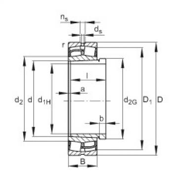 Bearing 24024-E1-K30 + AH24024 FAG