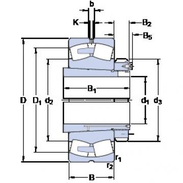 Bearing 23284 CAK/W33 + OH 3284 H SKF