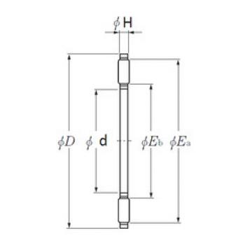 Bearing AXK1106 NTN