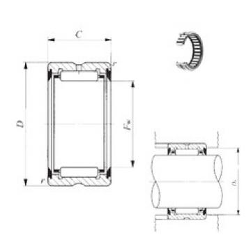 Bearing BR 142216 UU IKO