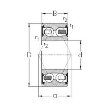 Bearing 3305-B-2RSR-TV NKE