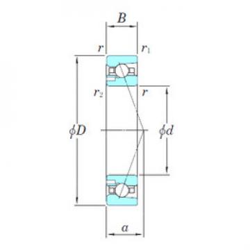 Bearing 3NCHAD008CA KOYO