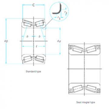 Bearing 46T080704XHI-CAP KOYO