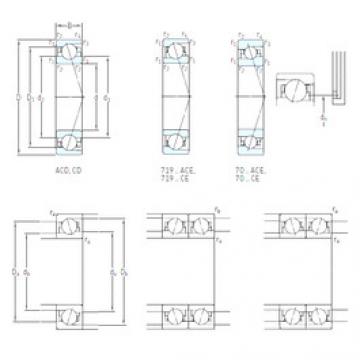 Bearing 7038 CD/HCP4A SKF