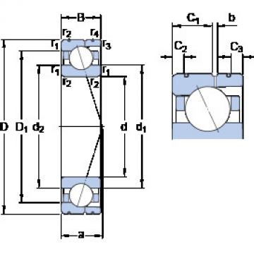 Bearing 7011 ACD/P4AL SKF