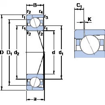 Bearing 7012 ACD/HCP4AH1 SKF