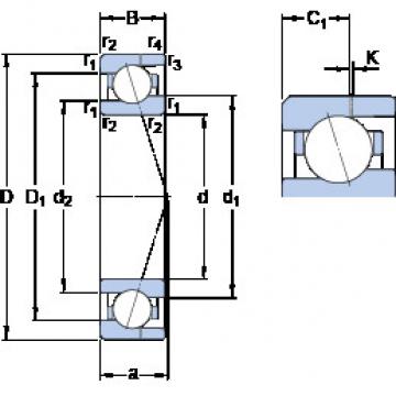 Bearing 719/8 CE/P4AH SKF