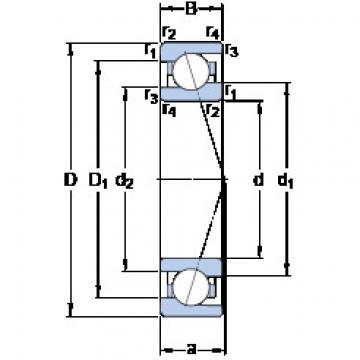 Bearing 71907 ACE/HCP4A SKF