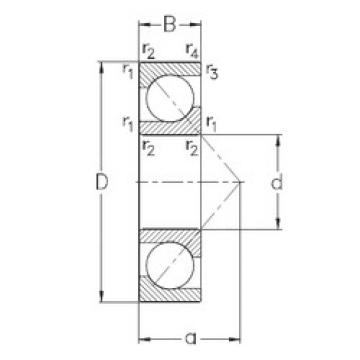 Bearing 7202-BECB-TVP NKE