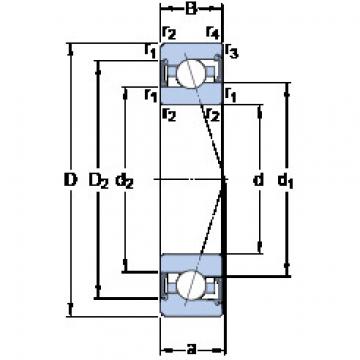 Bearing S7006 CE/HCP4A SKF