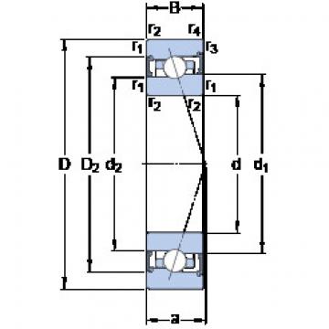 Bearing S7008 ACB/HCP4A SKF