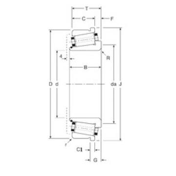 Bearing 100031X/100072C Gamet