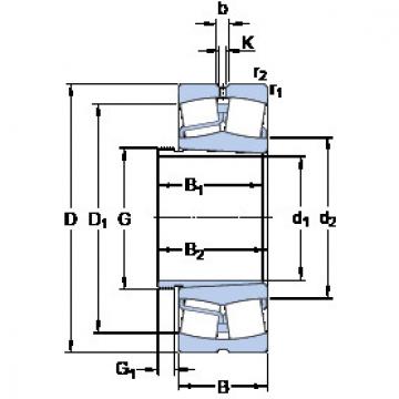 Bearing 22318 EK + AHX 2318 SKF