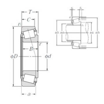 Bearing 32018XU NTN