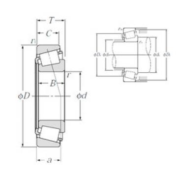 Bearing 4T-LM104947A/LM104911 NTN