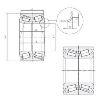 Bearing 4T-CRI-0574LLCS150/L260 NTN