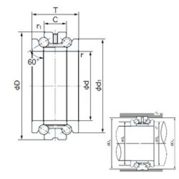 Bearing 25TAD20 NACHI