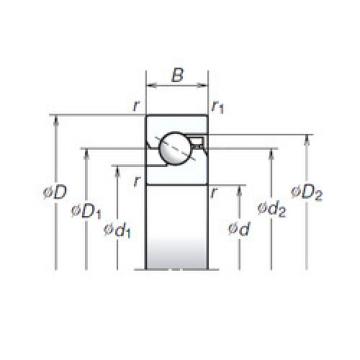 Bearing 25TAC62B NSK