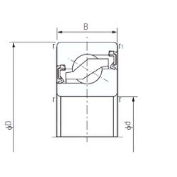 Bearing 15TAB04-2LR NACHI