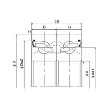 Bearing 25TAB06DB-2NK NACHI