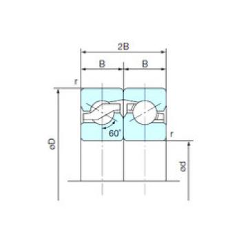 Bearing 25TAB06DF NACHI