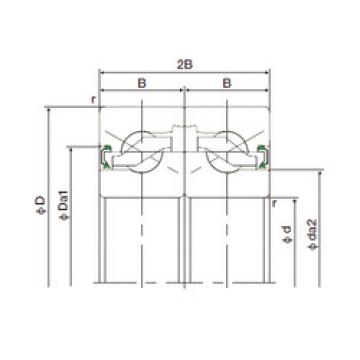 Bearing 17TAB04DF-2NK NACHI