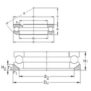 Bearing 53201+U201 NKE