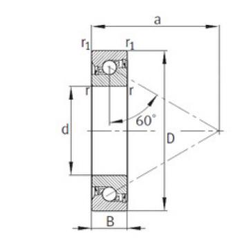 Bearing 7602025-2RS-TVP FAG