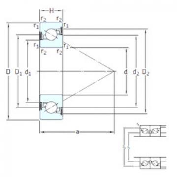 Bearing BSA 201 CG-2RZ SKF