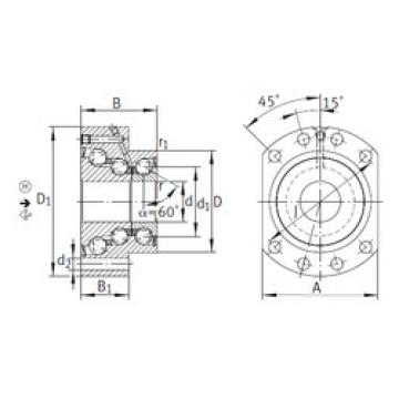 Bearing DKLFA30110-2RS INA