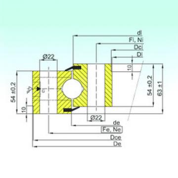 Bearing NB1.25.0455.201-2PPN ISB