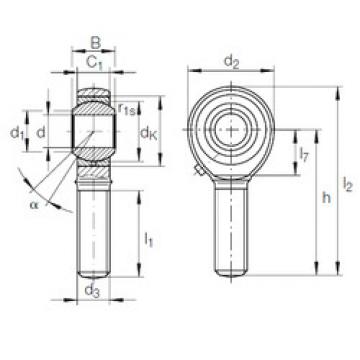 Bearing GAKFR 8 PB INA