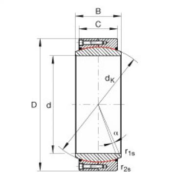 Bearing GE900-DW-2RS2 INA