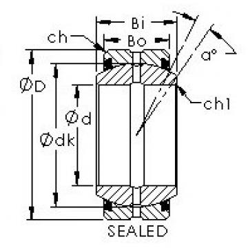 Bearing GE20ES-2RS AST