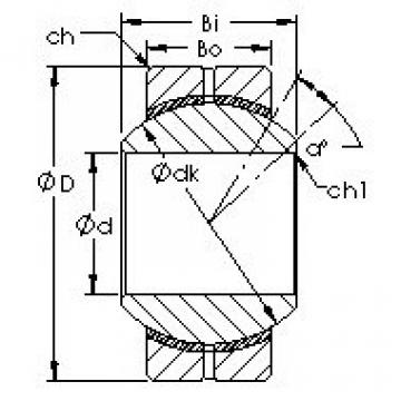 Bearing GEBK20S AST