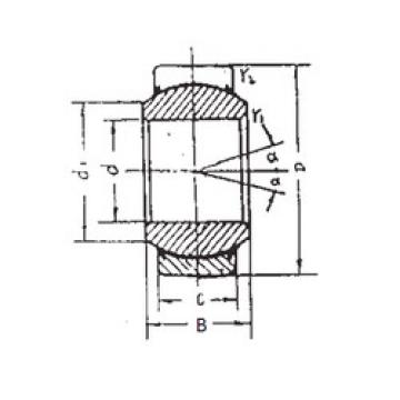 Bearing GEEM25ES-2RS FBJ