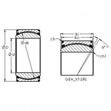 Bearing GEH140XT-2RS AST