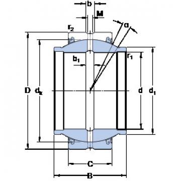 Bearing GEM 45 ES-2LS SKF